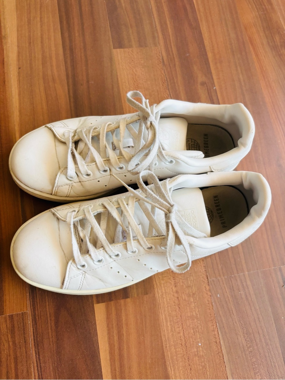 Adidas Stand Smith White Leather Sneakers
